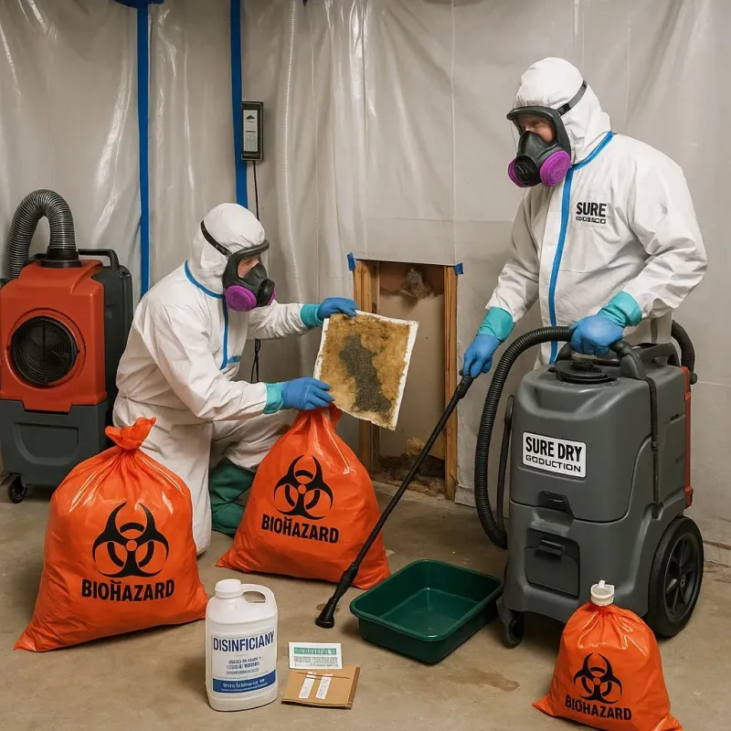 Contaminated Water Handling Protocols process in Bon Air, VA